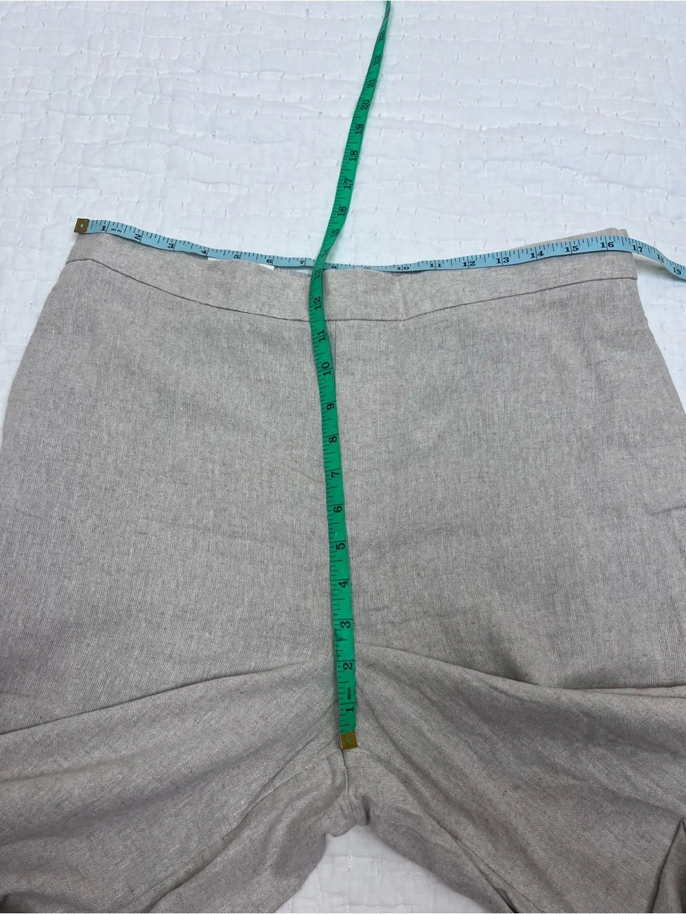 Banana Republic Factory ANYDAY WIDE-LEG HIGH-RISE LINEN-BLEND CROPPED PANT L